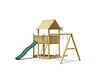 Jungle Silvi | Wooden climbing frame with double swing