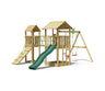 Jungle Nova | Wooden climbing frame with double swing