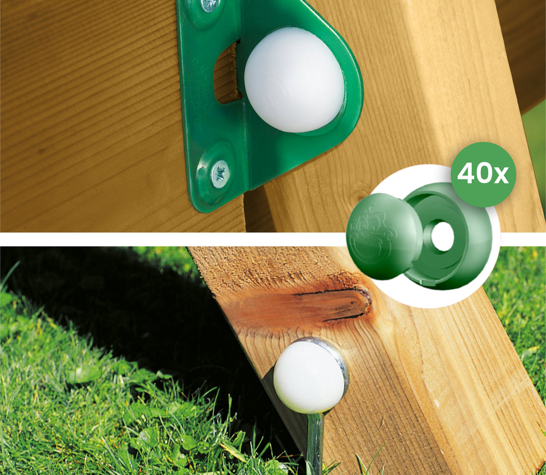 Bolt Cap Set (40x)- Green