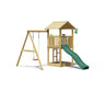 Jungle Beacon | Wooden climbing frame with swing
