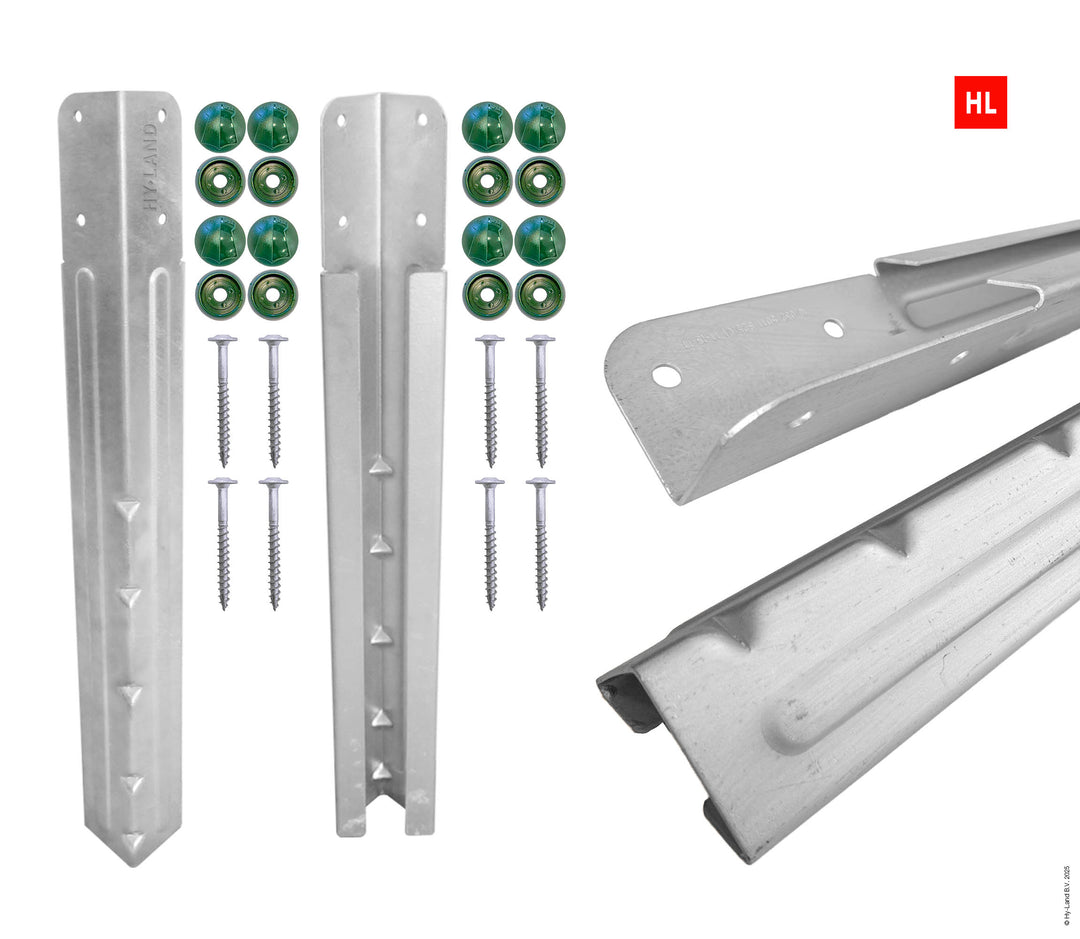 Deluxe post ground anchors (2x)