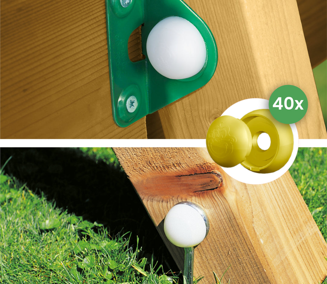 Bolt Cap Set (40x)- Yellow