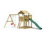 Jungle Arbour | Wooden climbing frame with double swing
