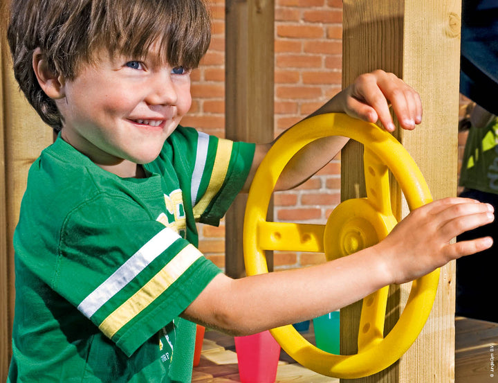 Jungle Sierra | Wooden climbing frame with slide & clatter bridge