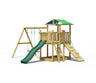 Jungle Zenith | Wooden climbing frame with double swing