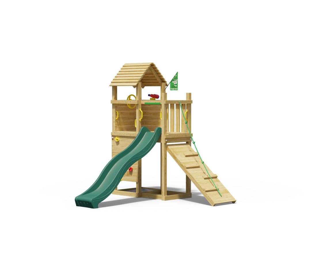 Jungle Roamer | Wooden climbing frame with slide
