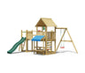 Jungle Bay | Wooden climbing frame with swing