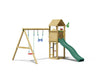 Jungle Delight | Wooden climbing frame with double swing