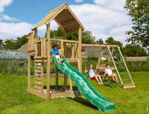 Garten Klettergerüst aus Holz für Kinder • Palace 2-Climb 