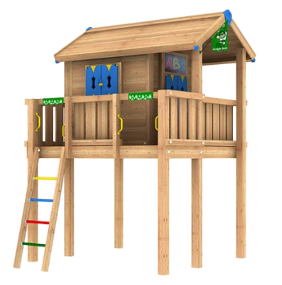 Spielhaus Kinder Garten - Jungle Playhouse XL